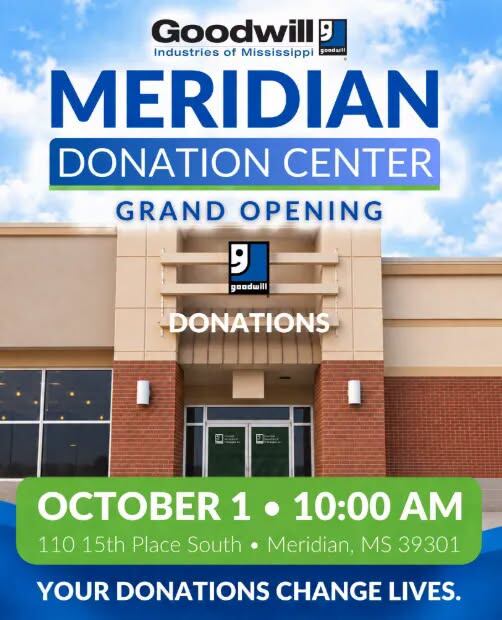 Goodwill Industries of Mississippi Opens New Donation Center in Meridian