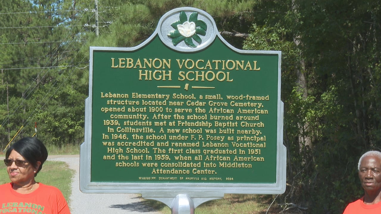 Historic Marker Unveiled in Collinsville Honoring Lebanon Vocational High School