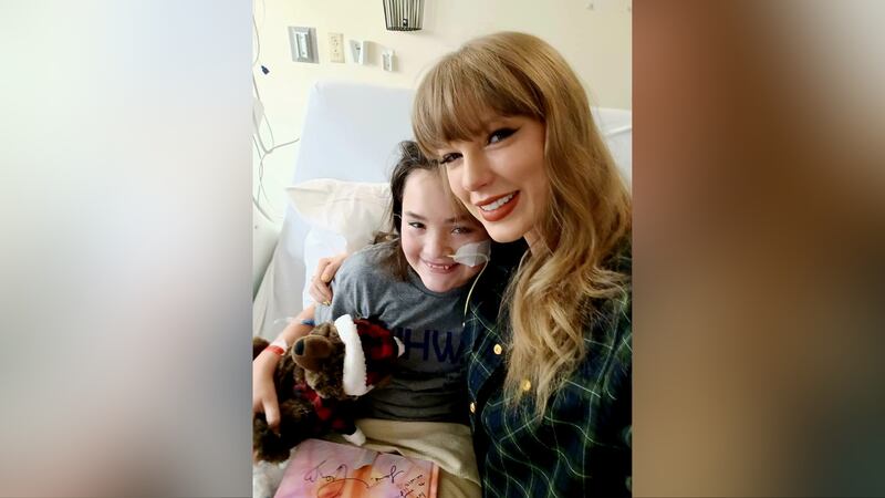 Taylor Swift spent part of Thursday at Children's Mercy Hospital in Missouri visiting patients.
