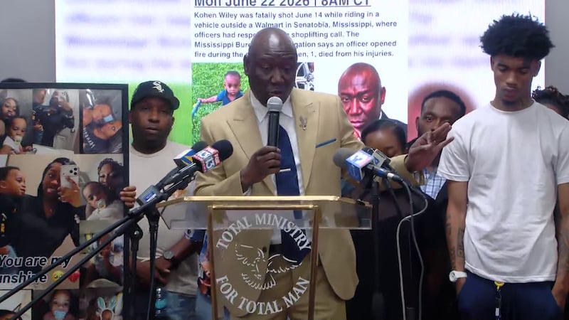 Attorney Ben Crump holds a press conference urging transparency and announces the autopsy...