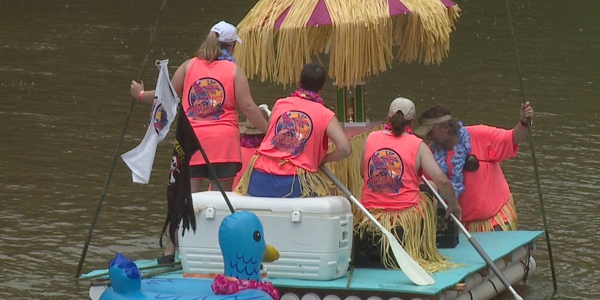 Chunky River Raft Racms Many turnout for annual Chunky River Raft Race and Festival