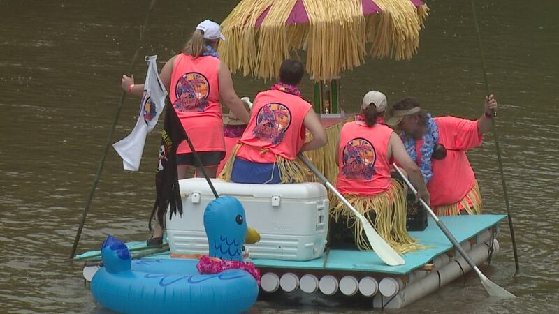 Chunky River Raft Racms Many turnout for annual Chunky River Raft Race and Festival