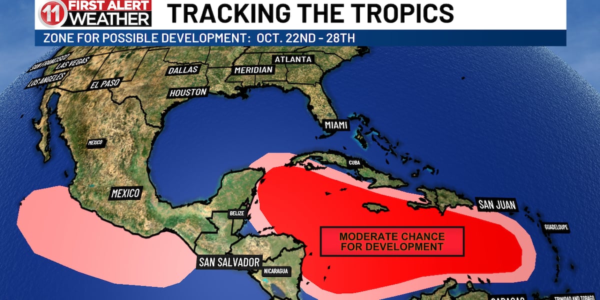 There’s a buzz about possible development in the Caribbean soon