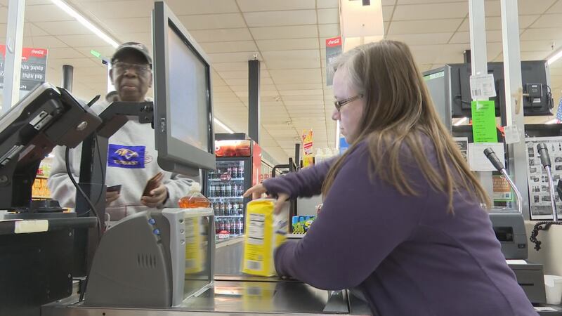 The Piggly Wiggly in Spanish Fort was one of many grocery stores to open their doors again...