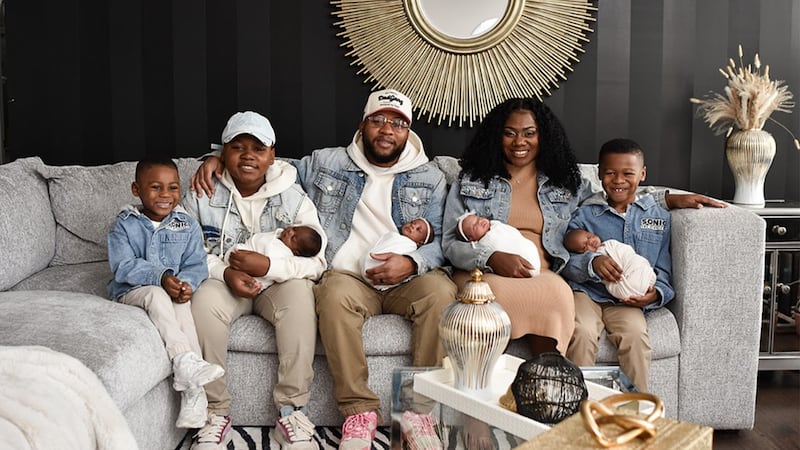 The Abrahams' family.