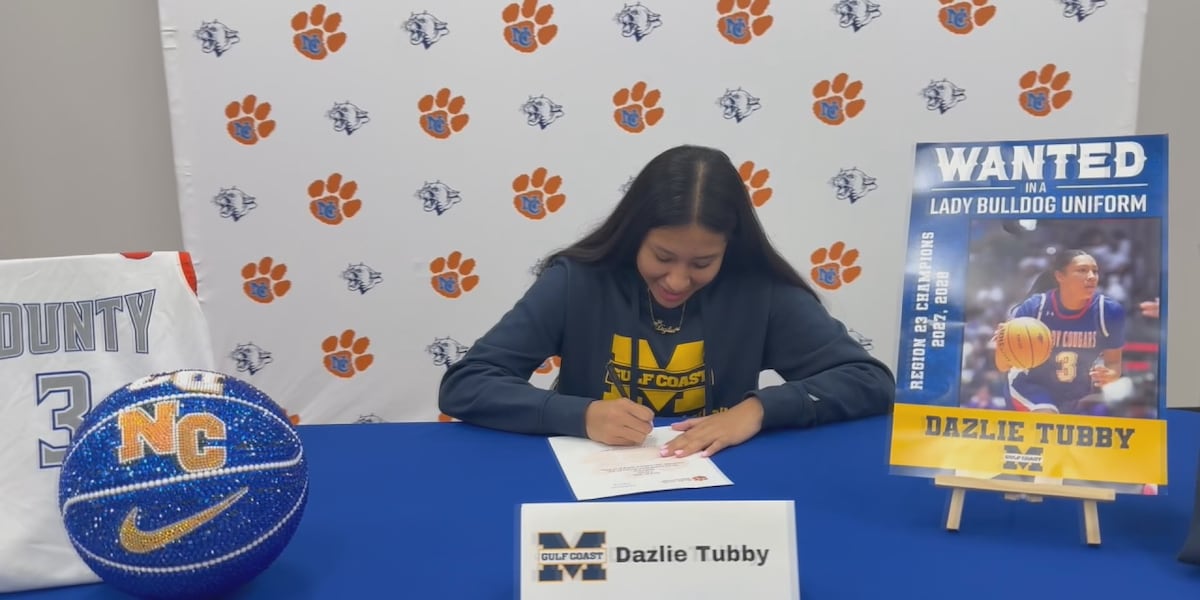 Tubby Sign Dazlie Tubby signs with Mississippi Gulf Coast to continue her ...