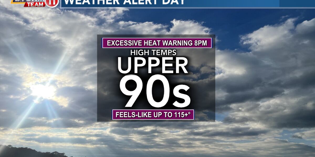 Hot Weather Incoming Alert Weather Alert Day! Extremely HOT temps return