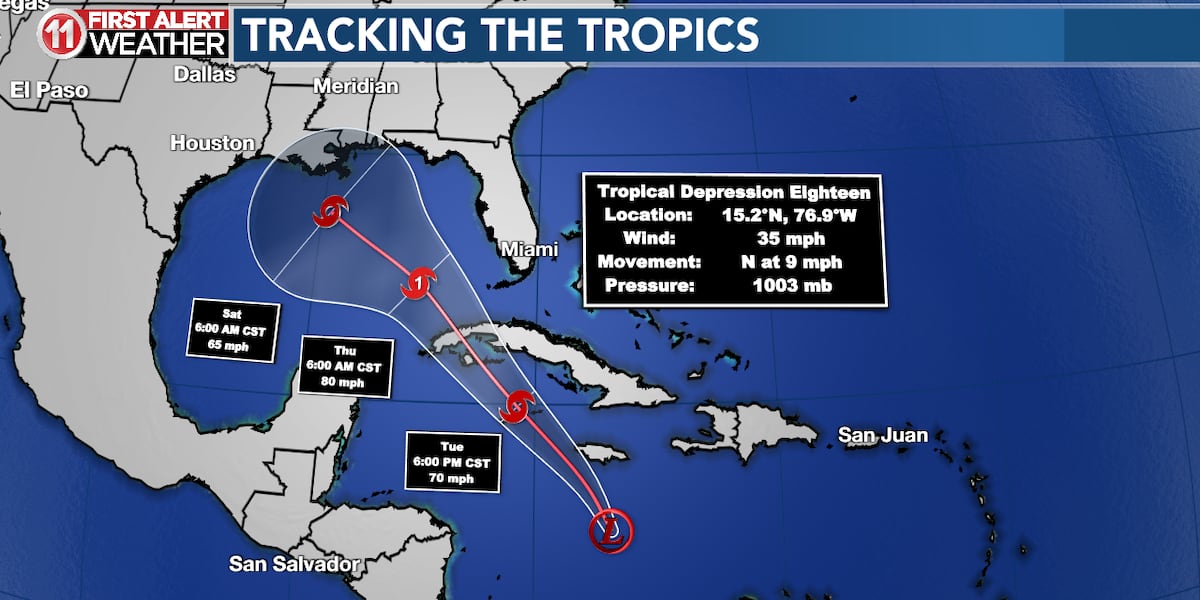 Becoming Rafael Potential Tropical Cyclone Eighteen expected to become Rafael