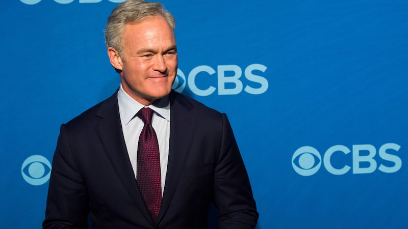 FILE - Scott Pelley, anchor of "CBS Evening News," at the CBS Upfront in New York, May 15,...