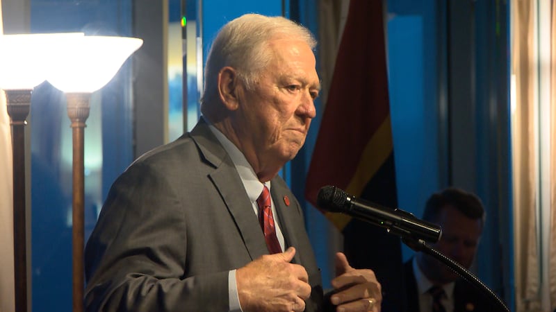 The Harrison County Republicans honored Barbour at their empowerment dinner Tuesday evening.