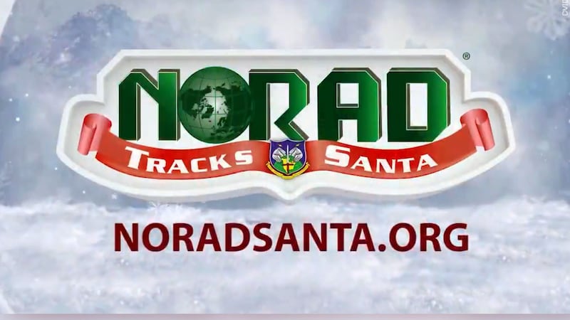 NORAD Tracks Santa logo and village