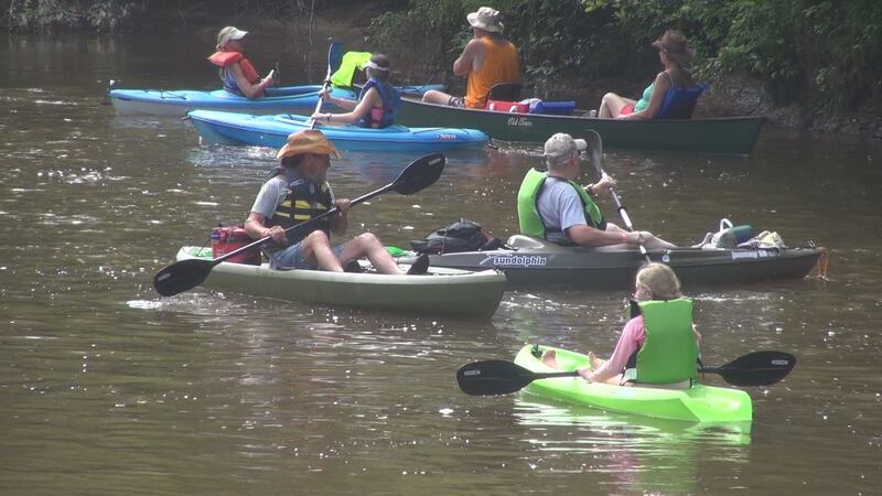 Chunky River Raft Racms Chunky River was full of fun at annual Raft Race