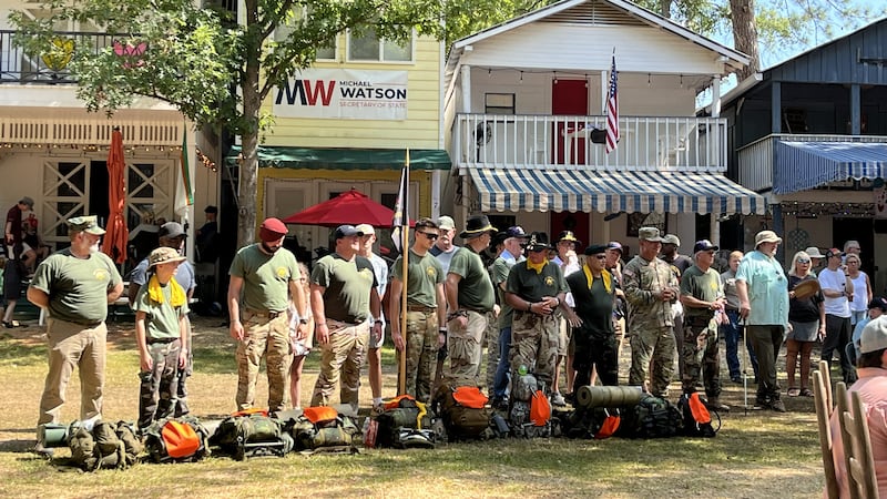 Veterans ruck march to cause traffic delays Tuesday morning