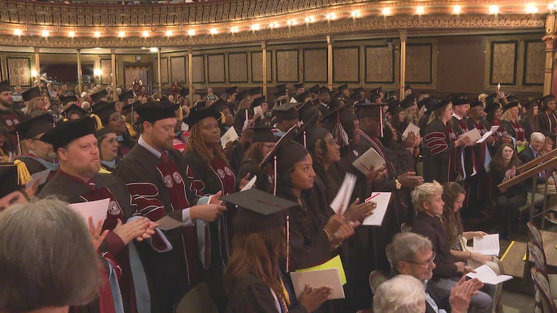 The Spring Graduation ceremony was held on Wednesday