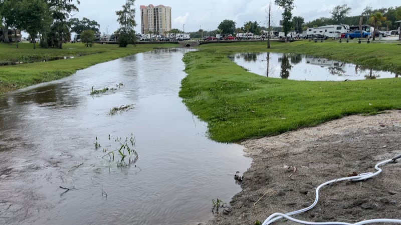 Remnants of Arthur dumped heavy rain on the Coast, stranding guests at a Gulfport RV resort as...
