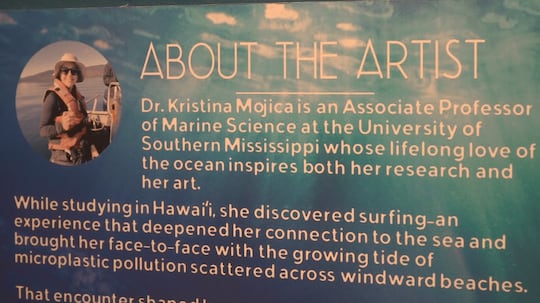 The exhibit, titled Toxic Beauty, Plastic’s Hidden Cost, was organized in part by Dr. Kristina...