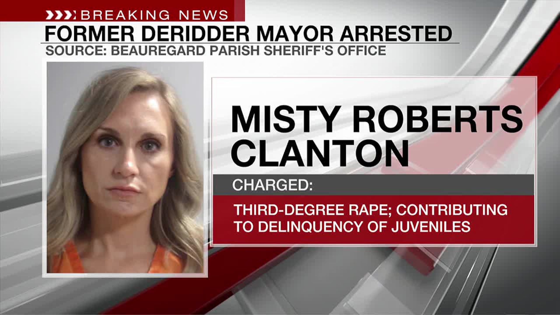 DeRidder mayor arrested on rape charge